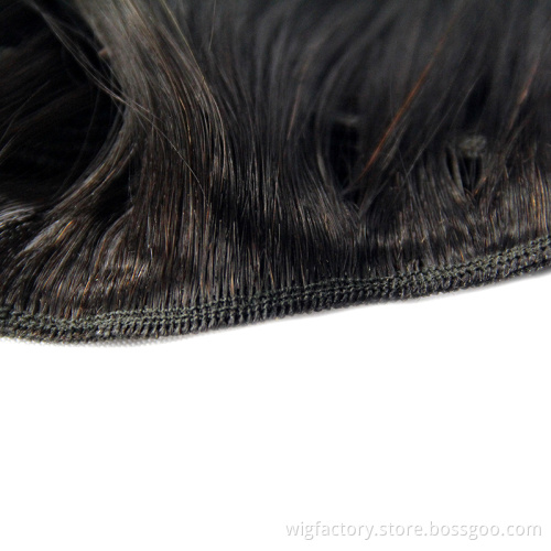 Full cuticle aligned raw indian hair dropshipping, natural black single drawn unprocessed raw straight indian hair